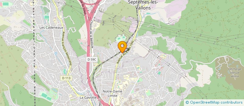 localisation de l'entreprise MONSIEUR BERNARD MICHELFELDER  SEPTEMES-LES-VALLONS