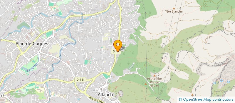 localisation de l'entreprise MONSIEUR BERNARD MICHELI  ALLAUCH