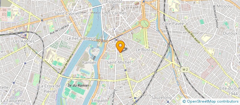 localisation de l'entreprise MONSIEUR BERNARD MIEULET  TOULOUSE