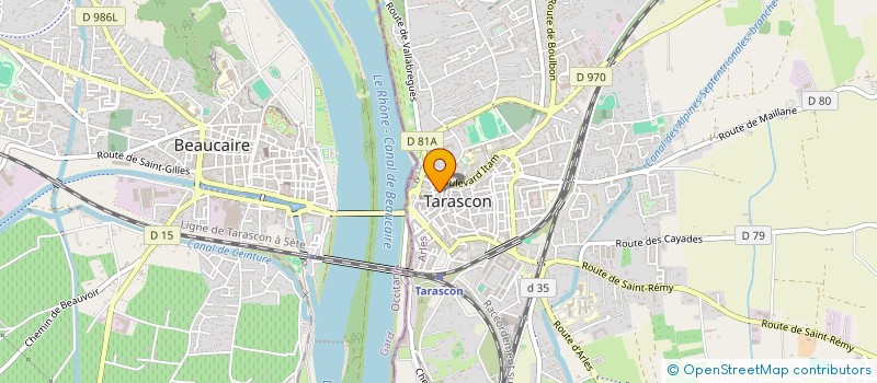 localisation de l'entreprise MONSIEUR BERNARD MIGNOT  TARASCON