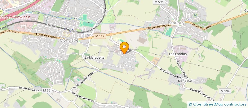 localisation de l'entreprise MONSIEUR BERNARD MIGOT  MONTRABE