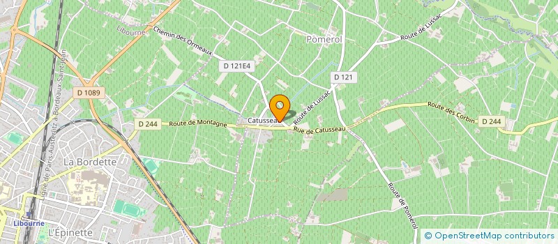 localisation de l'entreprise MONSIEUR BERNARD MIGRON  POMEROL