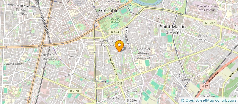 localisation de l'entreprise MONSIEUR BERNARD MILESI  GRENOBLE