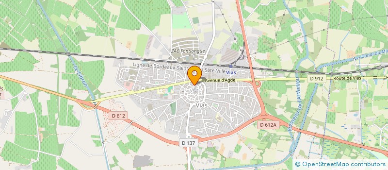 localisation de l'entreprise MONSIEUR BERNARD MILLE  VIAS