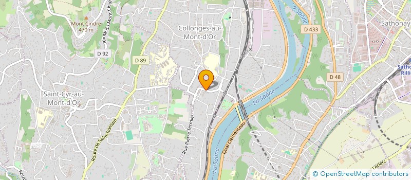 localisation de l'entreprise MONSIEUR BERNARD MILOX  COLLONGES-AU-MONT-D'OR