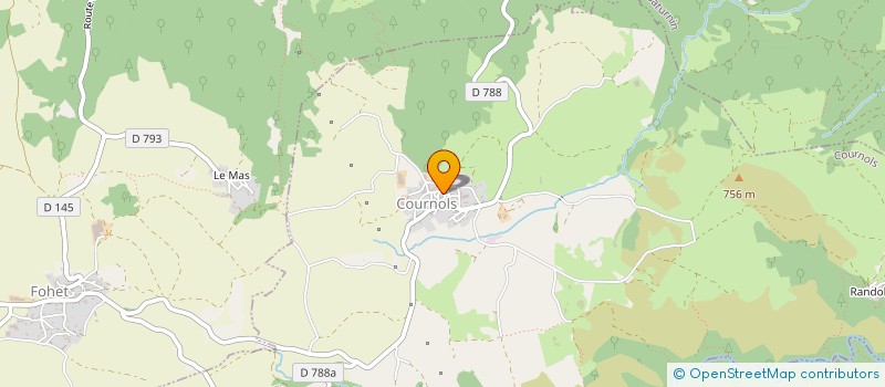 localisation de l'entreprise MONSIEUR BERNARD MIOCHE  COURNOLS