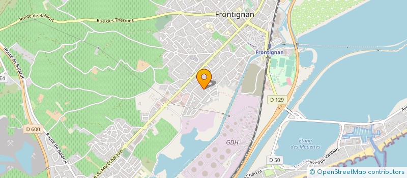 localisation de l'entreprise MONSIEUR BERNARD MIRABELLA à FRONTIGNAN