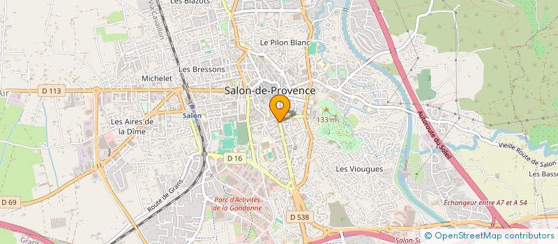 localisation de l'entreprise MONSIEUR BERNARD MISSUD à SALON-DE-PROVENCE