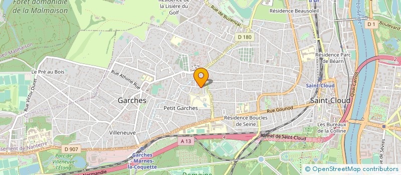 localisation de l'entreprise MONSIEUR BERNARD MITTAUT à GARCHES