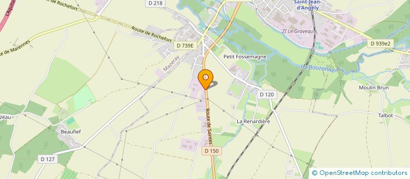 localisation de l'entreprise MONSIEUR BERNARD MOAL  SAINT-JEAN-D'ANGELY