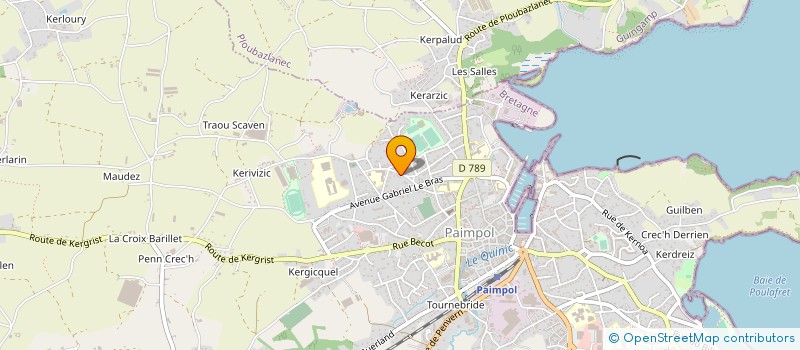 localisation de l'entreprise MONSIEUR BERNARD MOLET  PAIMPOL