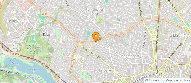 localisation de l'entreprise MONSIEUR BERNARD MOLIN à DIJON