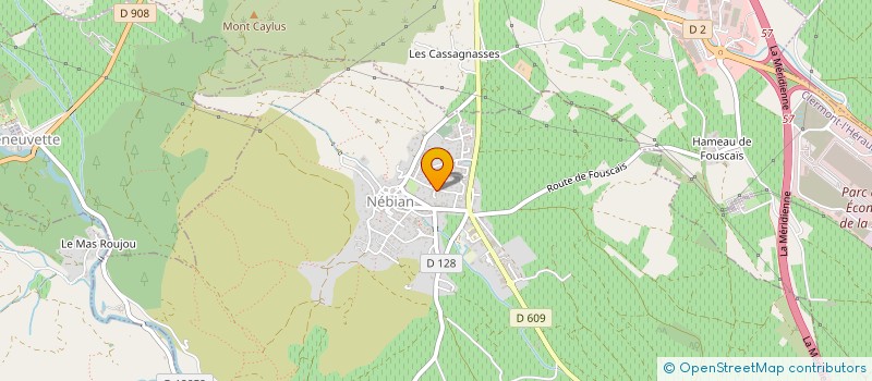 localisation de l'entreprise MONSIEUR BERNARD MOLINIER  NEBIAN