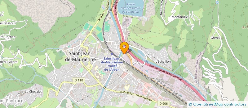 localisation de l'entreprise MONSIEUR BERNARD MOLINIER à SAINT-JEAN-DE-MAURIENNE