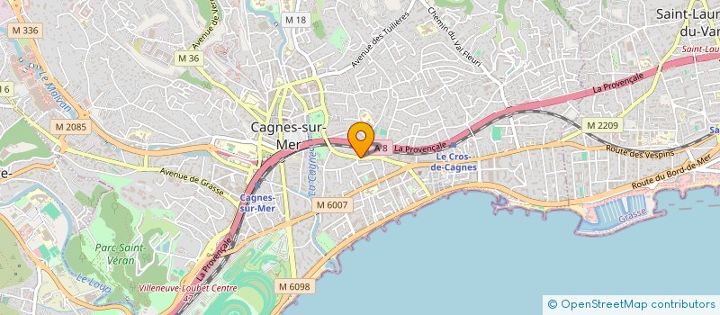 localisation de l'entreprise MONSIEUR BERNARD MOLL à CAGNES-SUR-MER