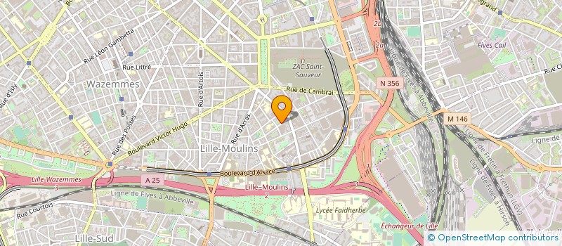 localisation de l'entreprise MONSIEUR BERNARD MOLMY à LILLE