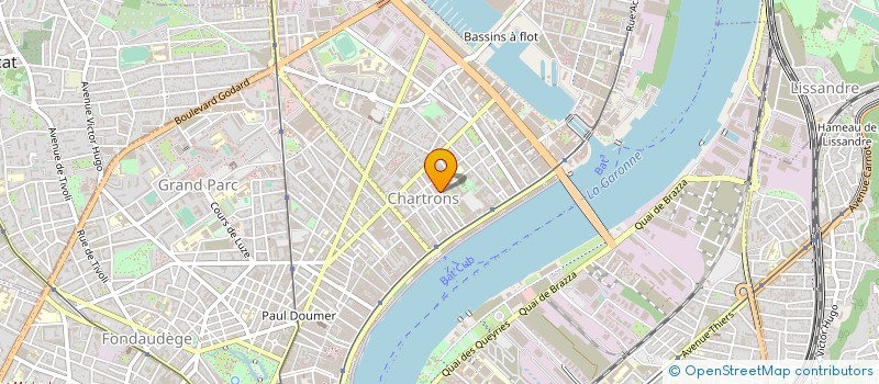 localisation de l'entreprise MONSIEUR BERNARD MONESTIER à BORDEAUX