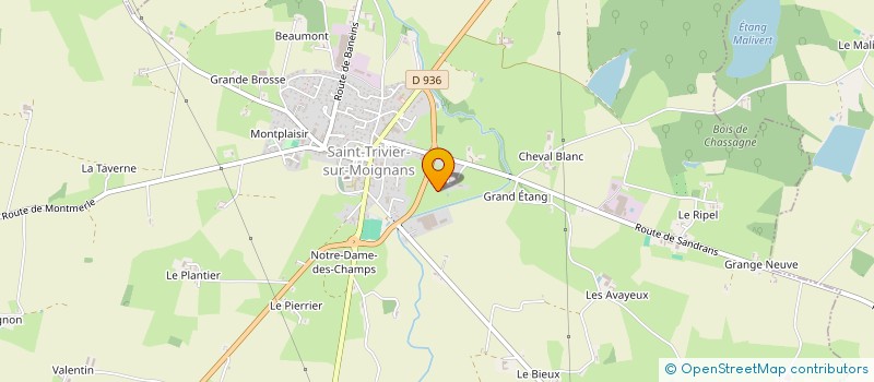 localisation de l'entreprise MONSIEUR BERNARD MONNET à SAINT-TRIVIER-SUR-MOIGNANS