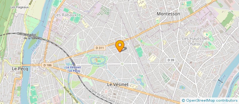 localisation de l'entreprise MONSIEUR BERNARD MONNIER  SAINT-GERMAIN-EN-LAYE