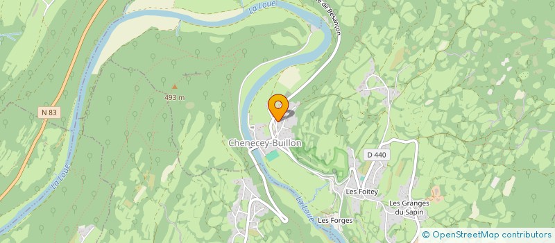 localisation de l'entreprise MONSIEUR BERNARD MONNOT  LIESLE