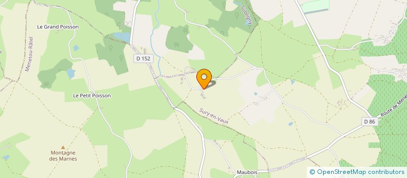 localisation de l'entreprise MONSIEUR BERNARD MONTAGU  SURY-EN-VAUX