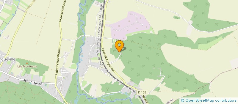 localisation de l'entreprise MONSIEUR BERNARD MONVERT  GUIGNEVILLE-SUR-ESSONNE