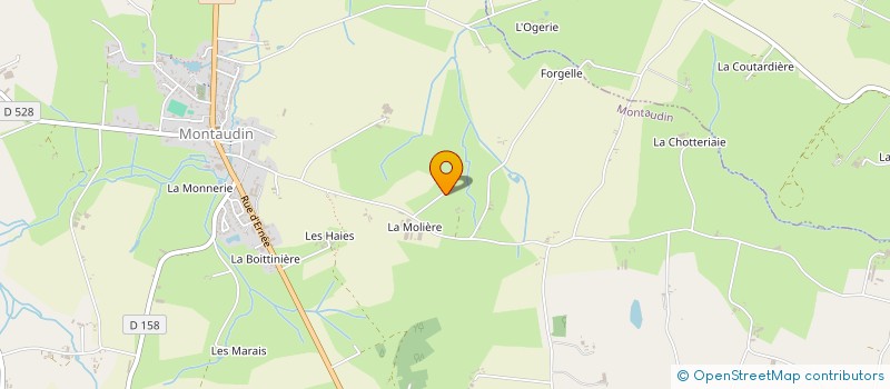 localisation de l'entreprise MONSIEUR BERNARD MORAINE  MONTAUDIN