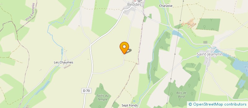 localisation de l'entreprise MONSIEUR BERNARD MORAND  CHATEAUMEILLANT