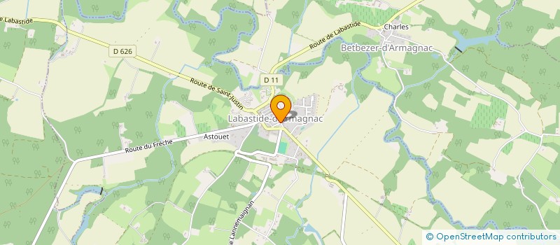 localisation de l'entreprise MONSIEUR BERNARD MOREAU à LABASTIDE-D'ARMAGNAC