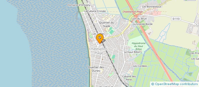 localisation de l'entreprise MONSIEUR BERNARD MOREAU à CHATELAILLON-PLAGE