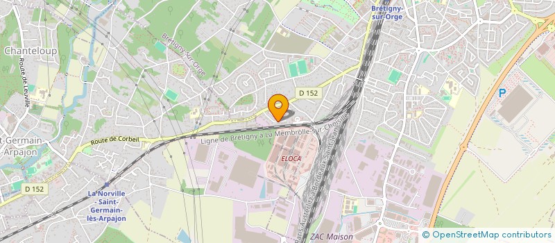 localisation de l'entreprise MONSIEUR BERNARD MOREAU à BRETIGNY-SUR-ORGE
