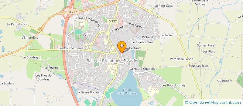 localisation de l'entreprise MONSIEUR BERNARD MOREL à BAIN-DE-BRETAGNE