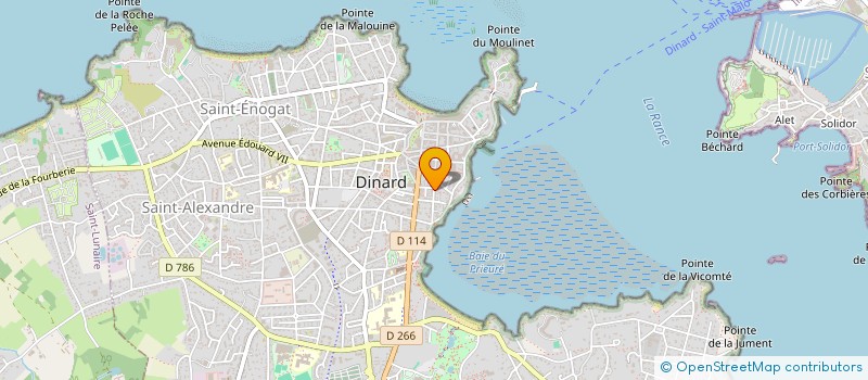 localisation de l'entreprise MONSIEUR BERNARD MOREL à DINARD