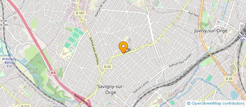 localisation de l'entreprise MONSIEUR BERNARD MORIN  SAVIGNY-SUR-ORGE