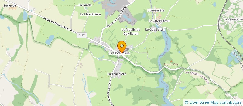 localisation de l'entreprise MONSIEUR BERNARD MORINEAU à LA BOISSIERE-DES-LANDES