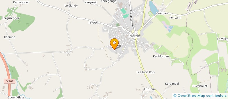 localisation de l'entreprise MONSIEUR BERNARD MORVAN  MOUSTOIR-AC