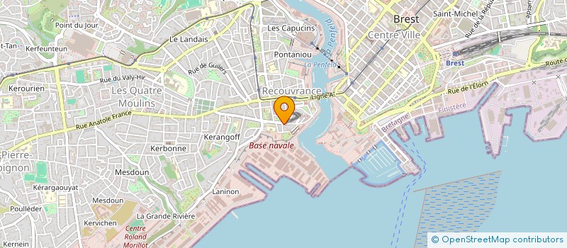 localisation de l'entreprise MONSIEUR BERNARD MORVAN à BREST