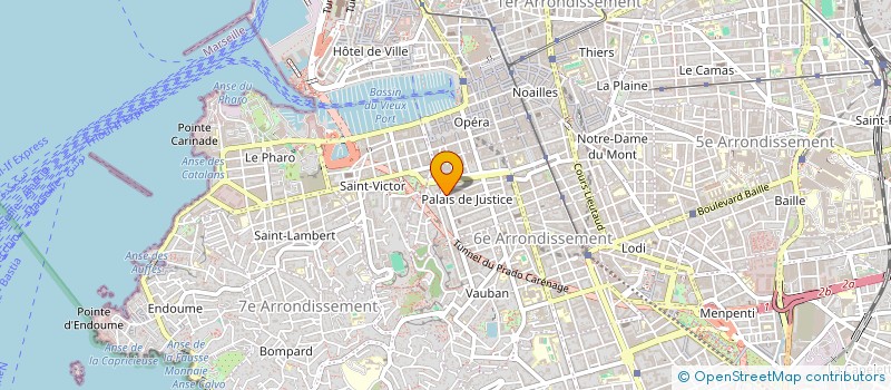 localisation de l'entreprise MONSIEUR BERNARD MOULLET  MARSEILLE