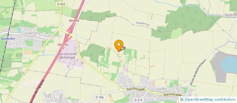 localisation de l'entreprise MONSIEUR BERNARD MUNIER  VALFF