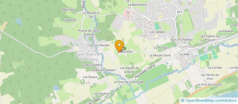 localisation de l'entreprise MONSIEUR BERNARD MURAIL  LUYNES