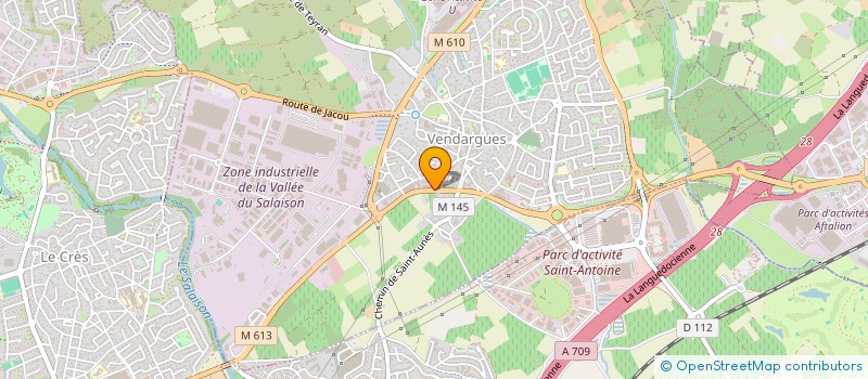 localisation de l'entreprise MONSIEUR BERNARD MURATET à VENDARGUES