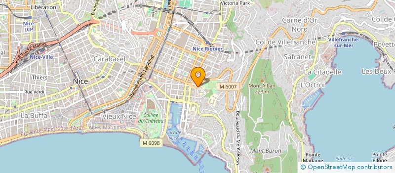 localisation de l'entreprise MONSIEUR BERNARD MURGEY à NICE