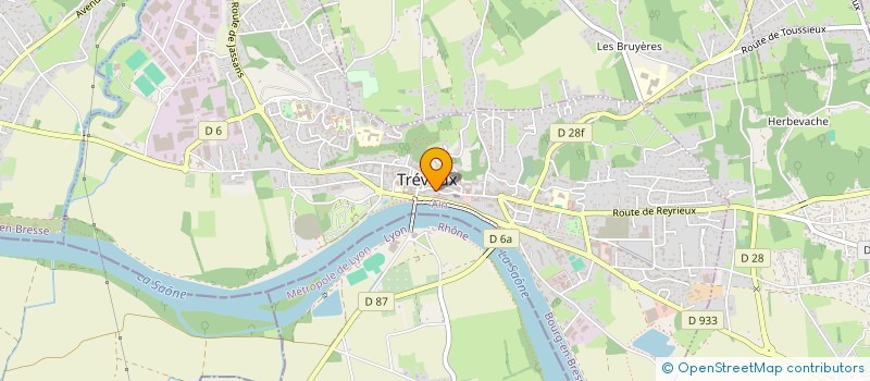 localisation de l'entreprise MONSIEUR BERNARD NAMIAN à TREVOUX