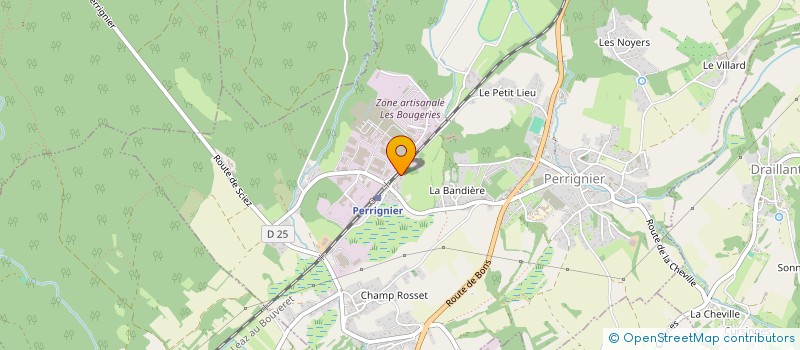 localisation de l'entreprise MONSIEUR BERNARD NAMOUN  PERRIGNIER