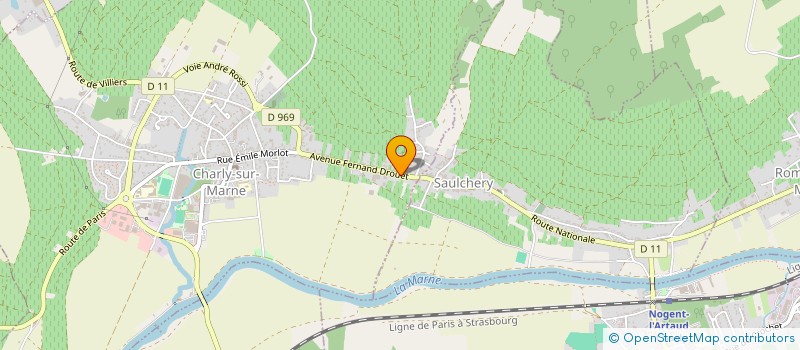 localisation de l'entreprise MONSIEUR BERNARD NAUDE à CHARLY-SUR-MARNE