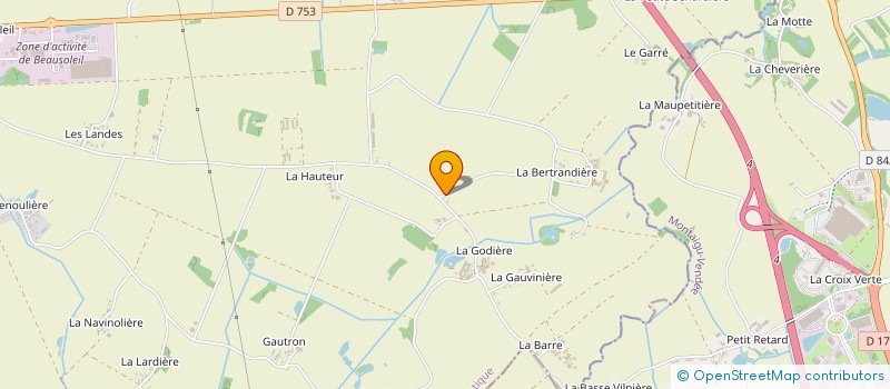 localisation de l'entreprise MONSIEUR BERNARD NERRIERE à VIEILLEVIGNE