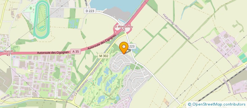 localisation de l'entreprise MONSIEUR BERNARD NETH  LA WANTZENAU