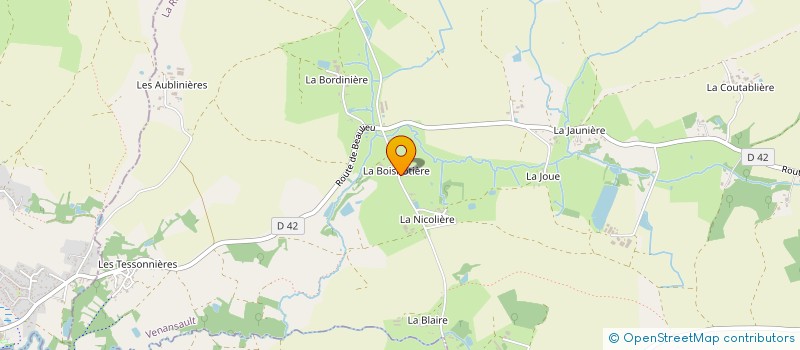 localisation de l'entreprise MONSIEUR BERNARD NEUVILLE à VENANSAULT