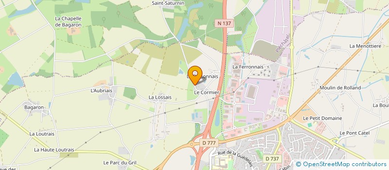 localisation de l'entreprise MONSIEUR BERNARD NEVEU  BAIN-DE-BRETAGNE