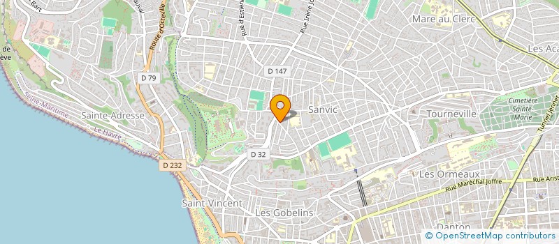 localisation de l'entreprise MONSIEUR BERNARD NEVEU à LE HAVRE